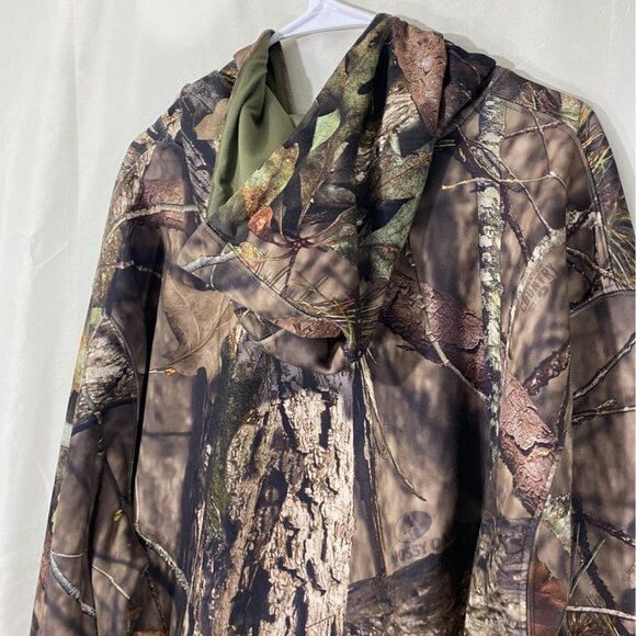 Mossy Oak Men's Hoodie 3X Camouflage With Green Logo Graphic - Picture 7 of 7